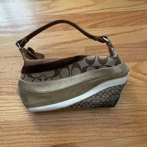 Coach Multicolor Bag with Brown Accents